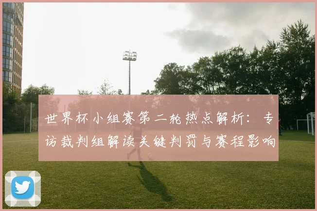 世界杯小组赛第二轮热点解析：专访裁判组解读关键判罚与赛程影响
